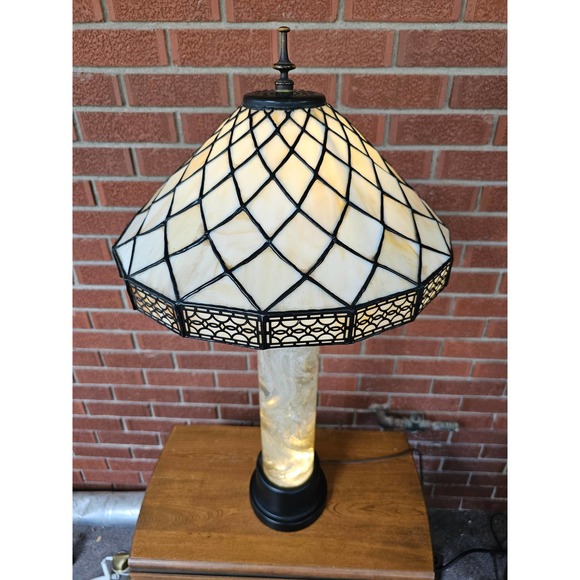 60's French MCM Fractal Resin Table Lamp Style of Marie-Claude de Fouquieres - Picture 4 of 8